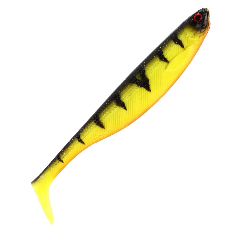 Westin ShadTeez Slim 7.5cm - Fire Perch - 3g - 4 Stück