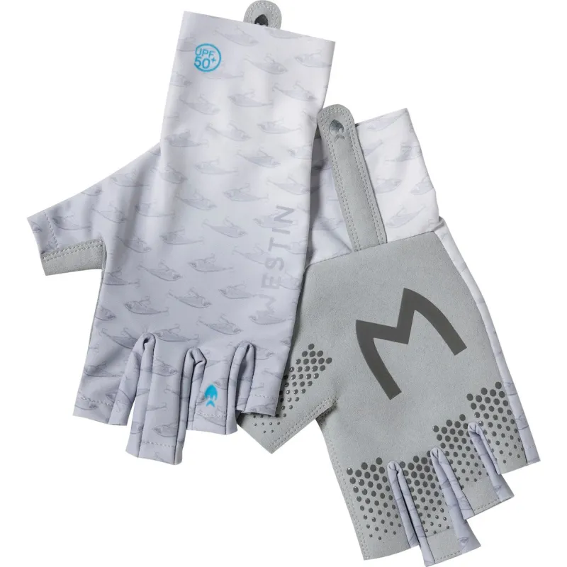 Westin Solar UPF Half Finger Glove Grey - L