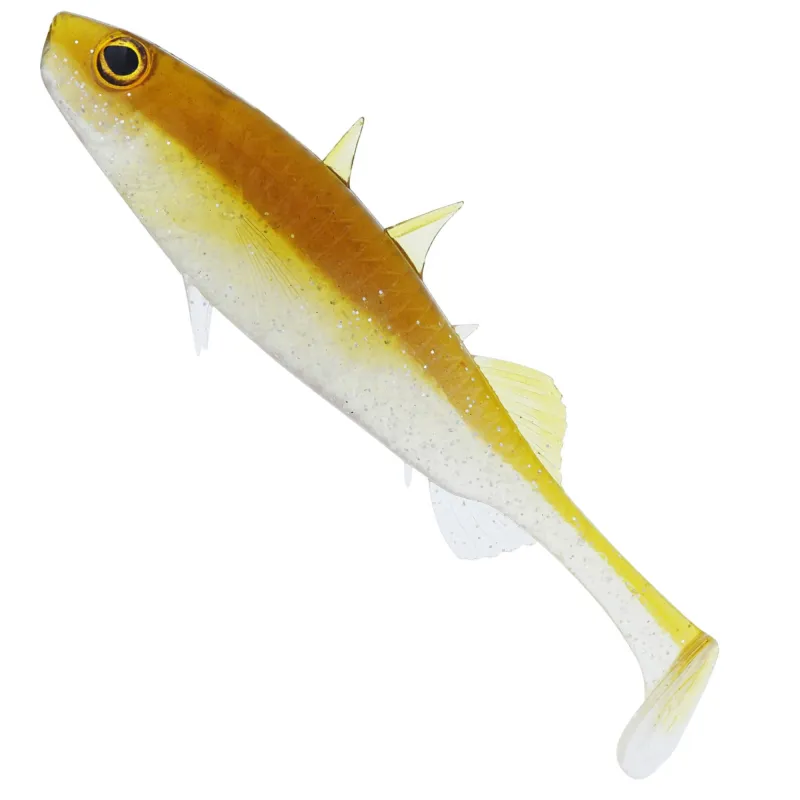 Westin Stanley the Stickleback Shadtail Baitfish Glitter - 5,5cm - 1,5g - 4 Stück