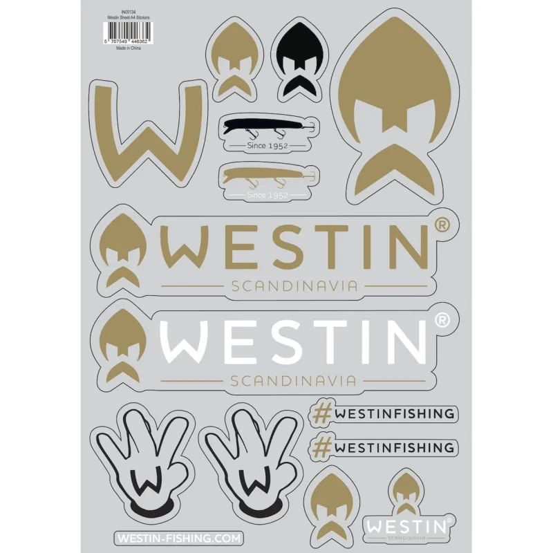 Westin Stickers A4 25 Stück