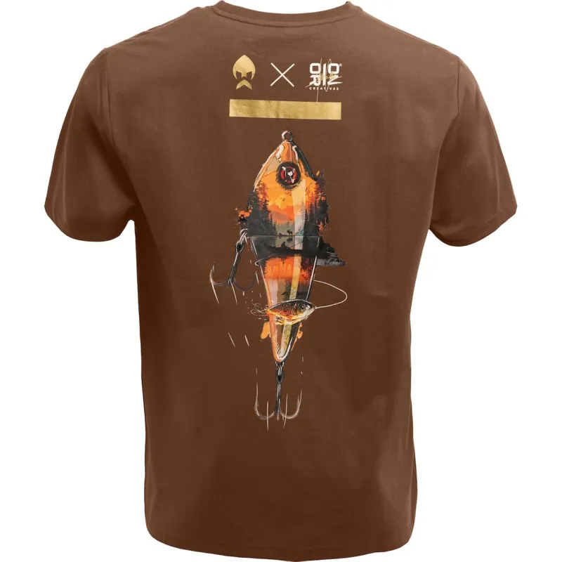 Westin Swimlure T-Shirt Dark Brown - M - 1 Stück
