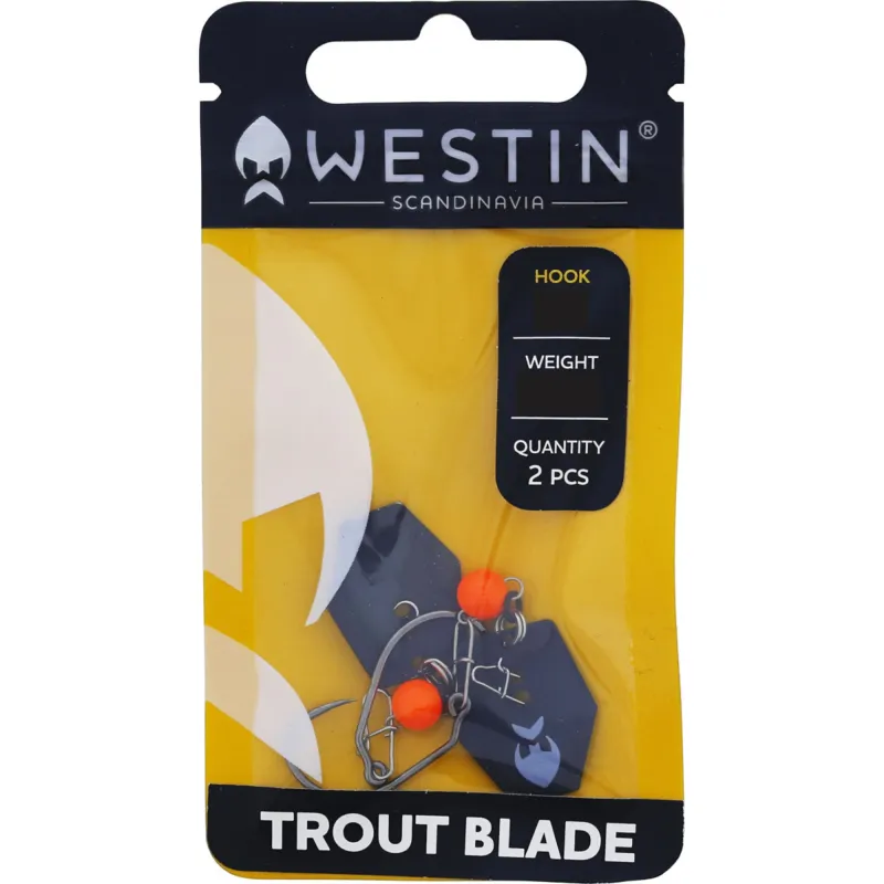 Westin Trout Blade UV Orange - Gr.S - #6 - 0,7g