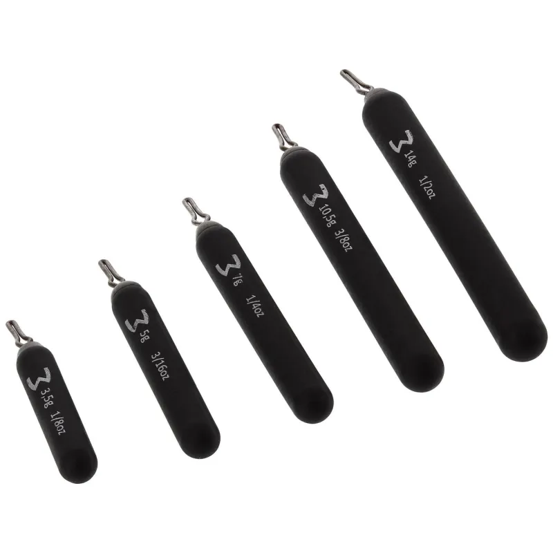 Westin Tungsten Dropshot Matte Black - 14g - 2 Stück