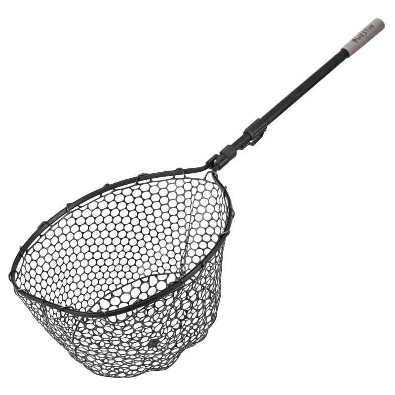Westin W3 C&R Adjustable Full Rubber Mesh Landing Net 45x55x35cm - 1 Stück