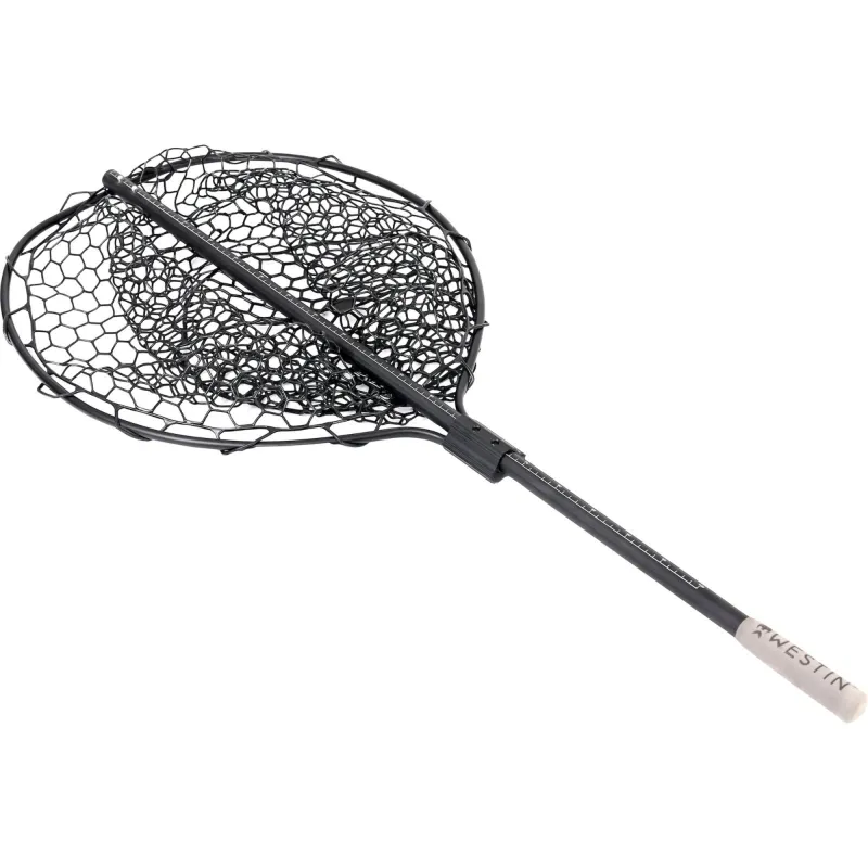 Westin W3 C&R Rubber Mesh Landing Net Black - 120cm - 64x54x43cm - 1 Stück