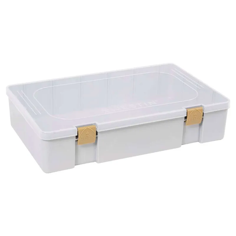 Westin W3 Game Tackle Box 36 x 22,5 x 8cm - grey clear - 1Stück