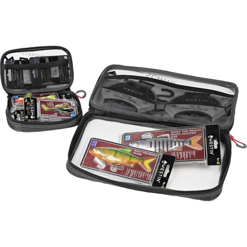 Westin W4 Clear Guard Pouch Set Titanium Black - 5 Taschen