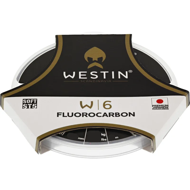 Westin W6 ST5 Fluorocarbon Clear - 0,26mm/4,3kg - 50m