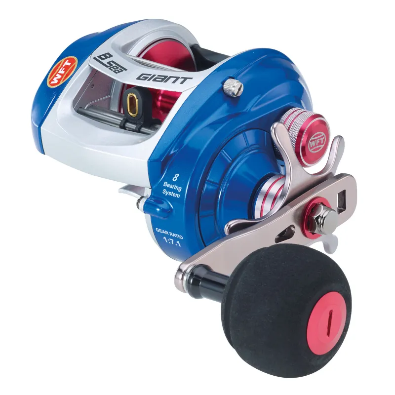 WFT B-Sea Giant + Extra Spool + Power Handle 340m/ 0,22mm - 7,1:1 - 445g