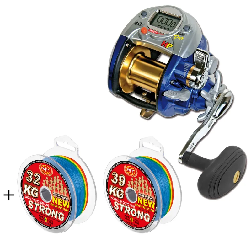 WFT Elektro Multirolle Electra 700 PR HP inkl. 2 x KG Schnur 360m/ 0,25mm - 3,60:1 - 710g
