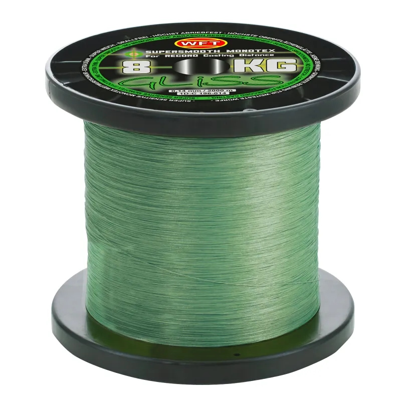 WFT Gliss green 2000m 4KG 0,10 mm green - TK4kg - 0,10mm - 2000m