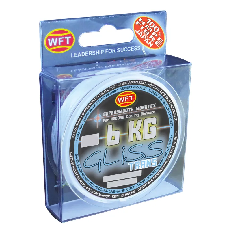WFT Gliss transparent 150m 4KG 0,10mm trans - TK4kg - 0,10mm - 150m