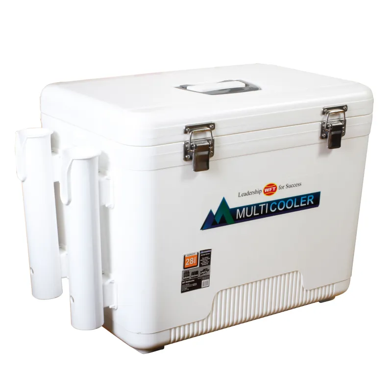 WFT Multicooler 28L weiß mit 2 Rutenhaltern 49x32x37cm - weiß