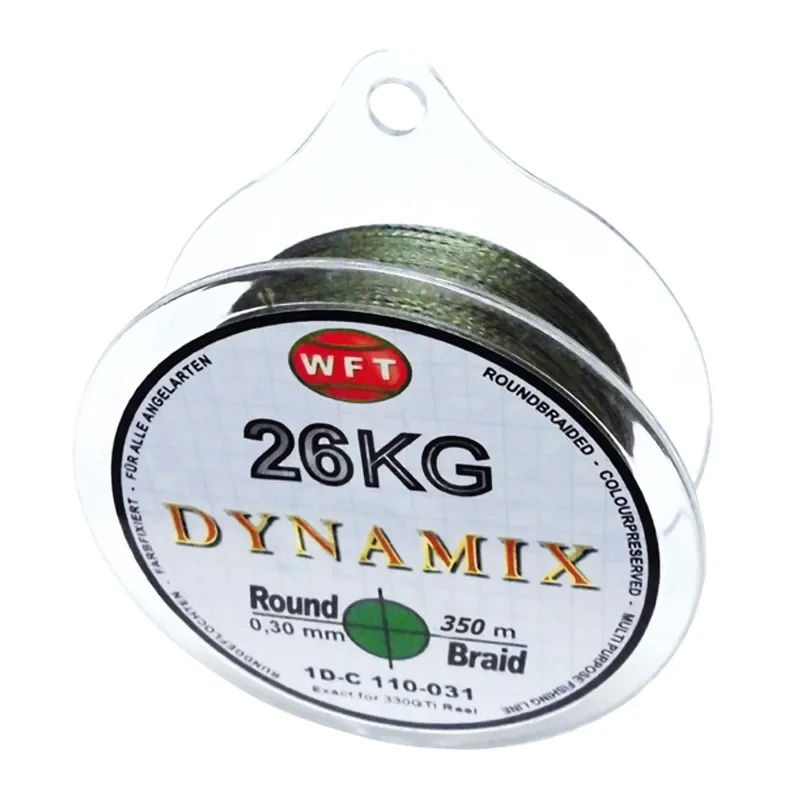 WFT Round Dynamix grün Exact GTI 320, 350m 0,30mm grün - TK26kg - 0,3mm - 350m