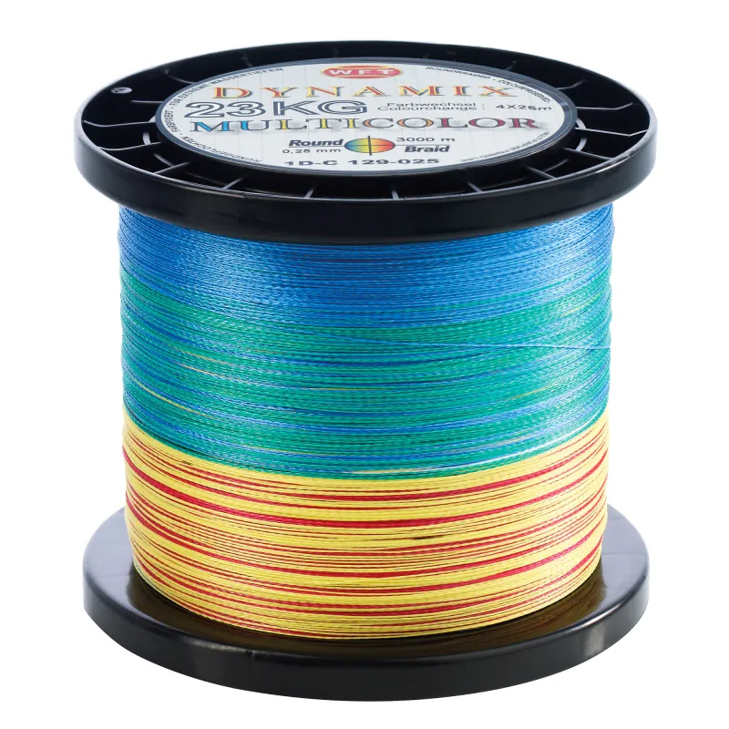 WFT Round Dynamix Multicolor 10 KG 3000m 0,10mm multicolor - TK10kg - 0,1mm - 3000m
