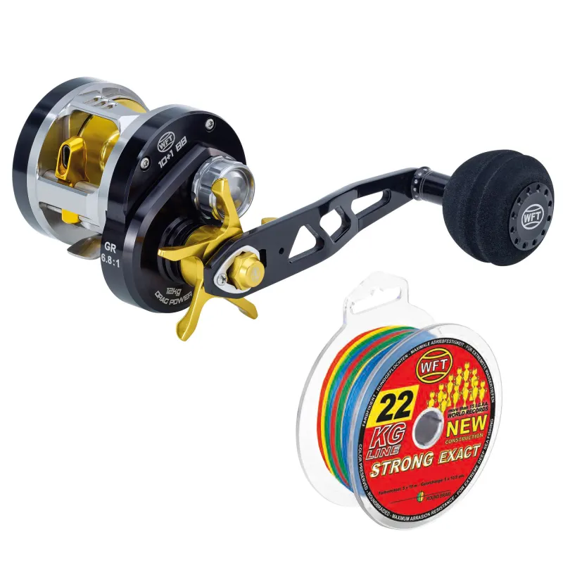WFT Sen Sea 6 LW LH inkl. Schnur 1D-C874-018 250m/ 0,18mm - 6,8:1 - 345g