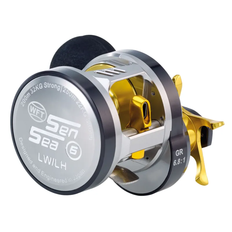 WFT Sen Sea 6 LW LH inkl. Schnur 1D-C874-018 250m/ 0,18mm - 6,8:1 - 345g