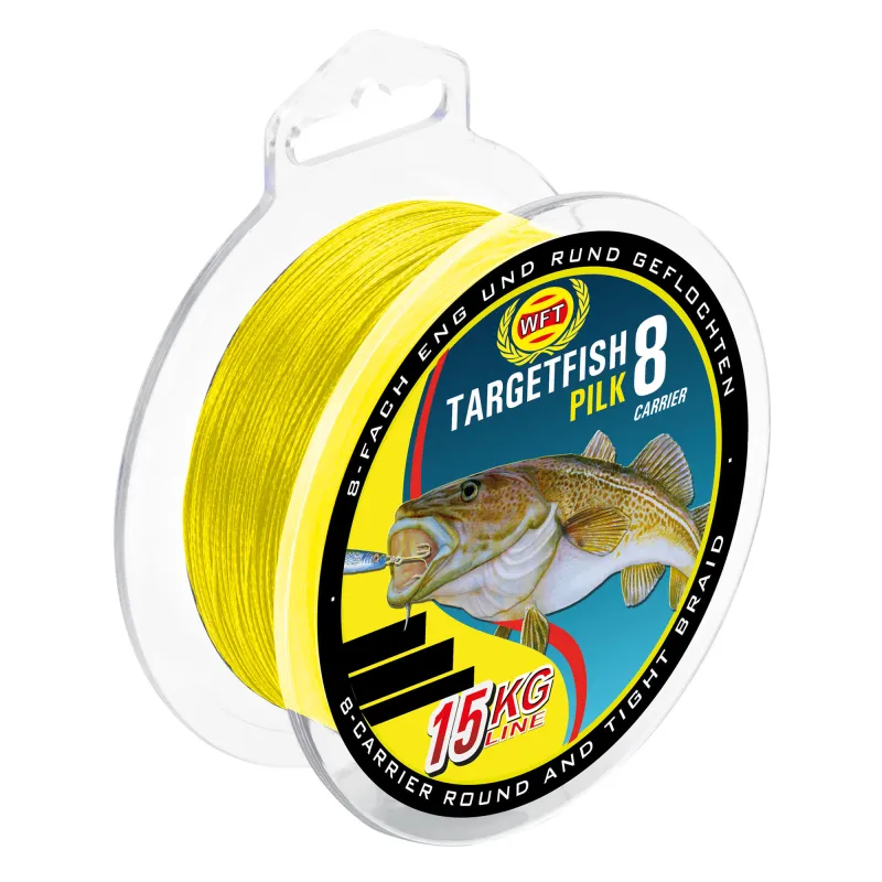 WFT TF8 Pilk yellow 2000m 12Kg 0,15mm yellow - TK12kg - 0,15mm - 2000m