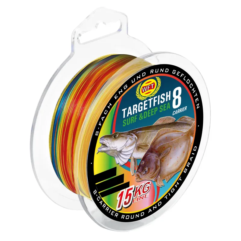 WFT TF8 Surf Deep Sea MC 2000m 18Kg 0,20mm multicolor - TK18kg - 0,2mm - 2000m