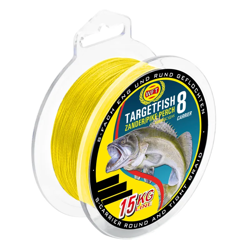 WFT TF8 Zander yellow 2000m 7Kg 0,10mm yellow - TK7kg - 0,1mm - 2000m