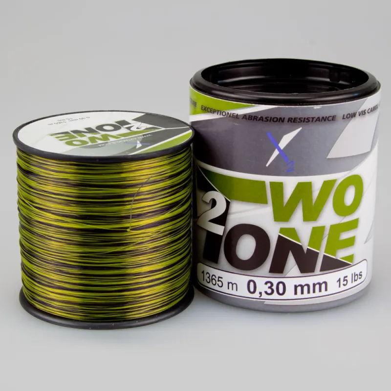 X2 Two Tone 2 Camou Line Camou - 0,30mm - 15lbs - 1365m