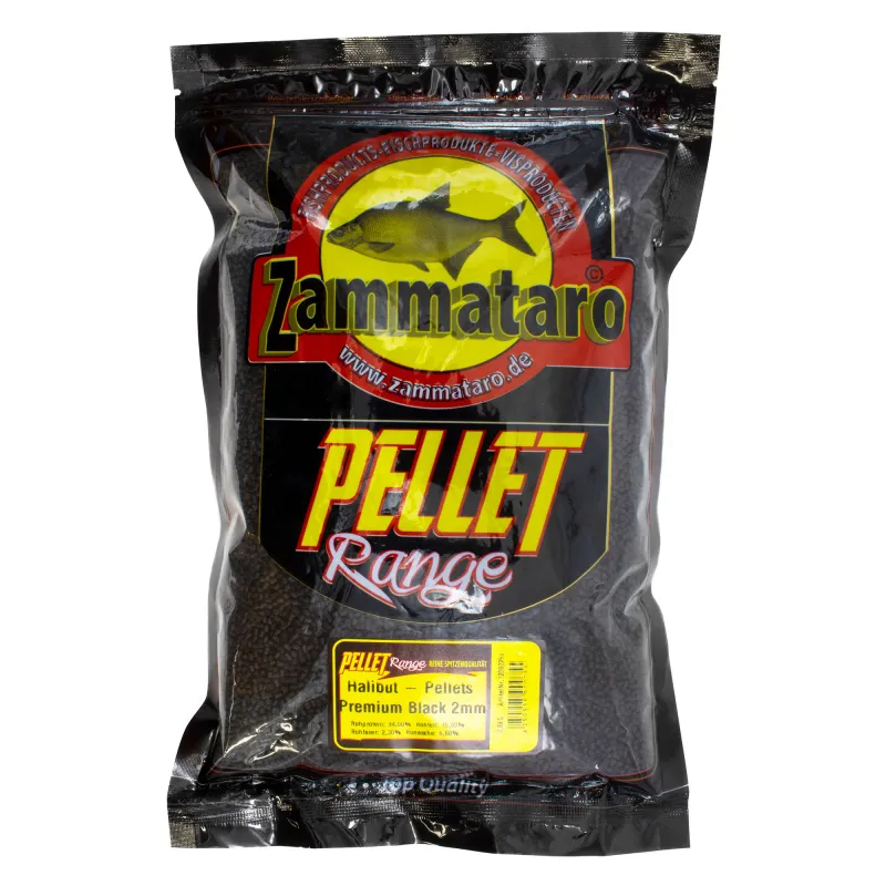 Zammataro Pellet Range Halibut Pellets - Premium Black 2,0 mm