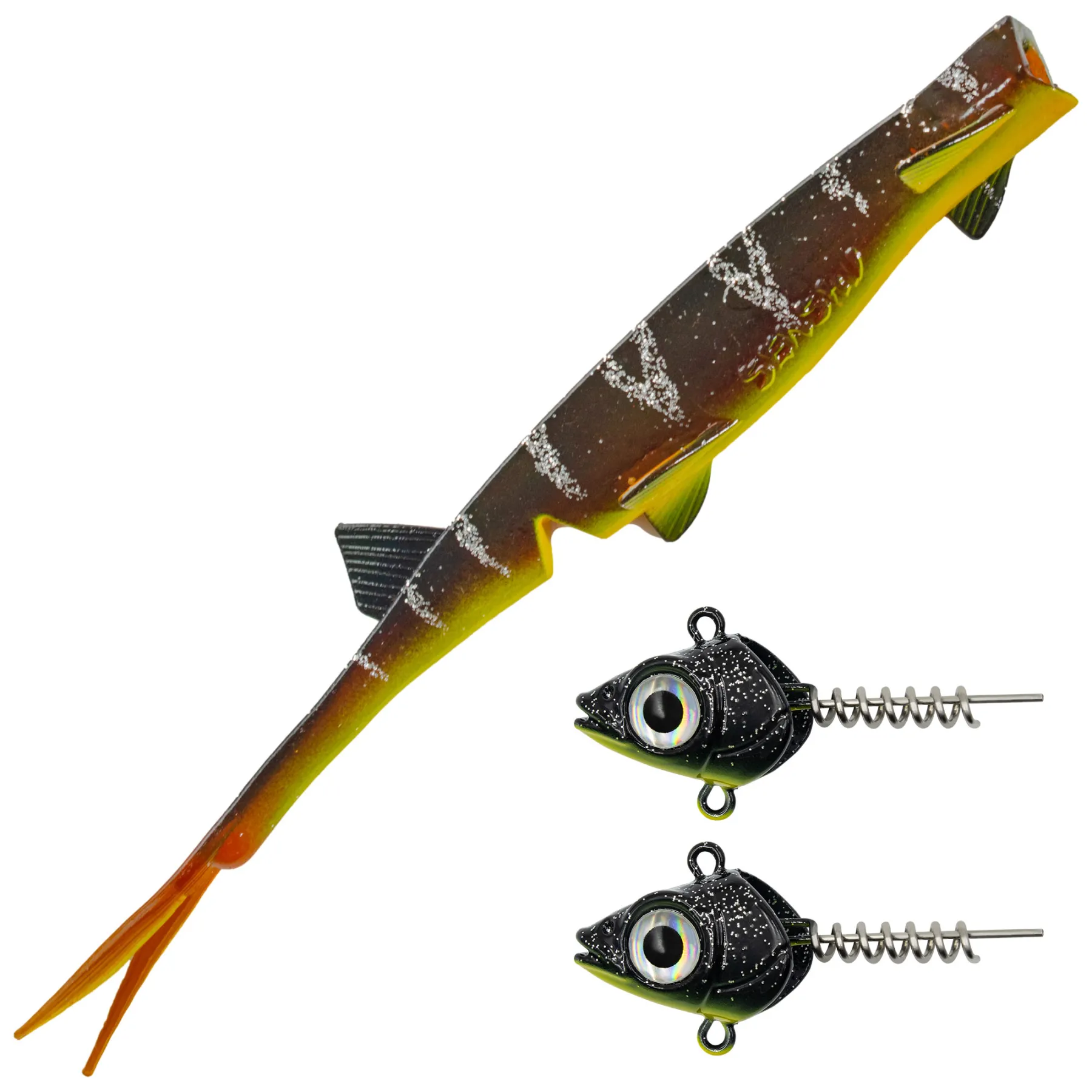 Senshu Pelaga Shad + Head Set 24cm - Sunshine Brown