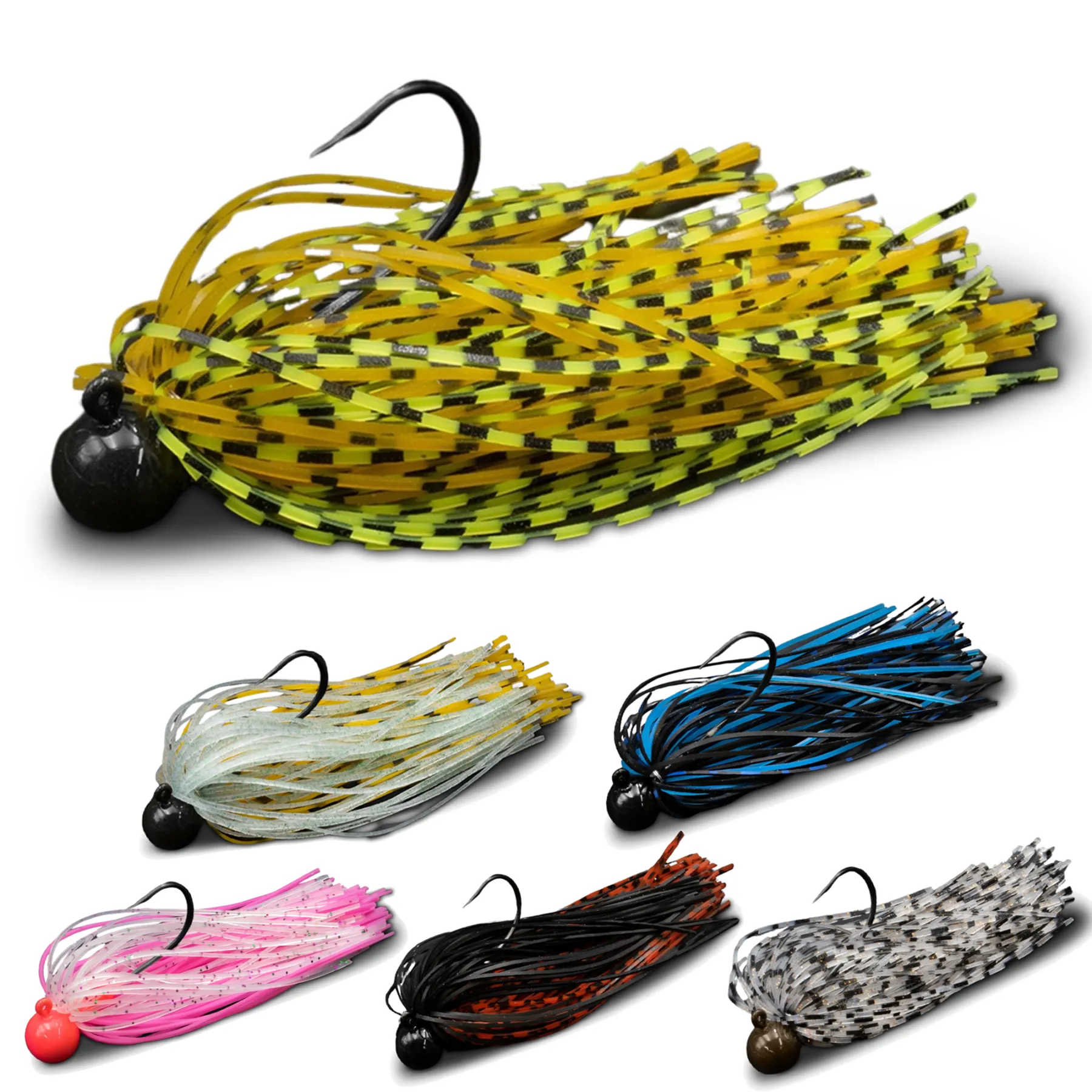 Tackle P*rn Skirted Jig Set 7g - 6 Stück