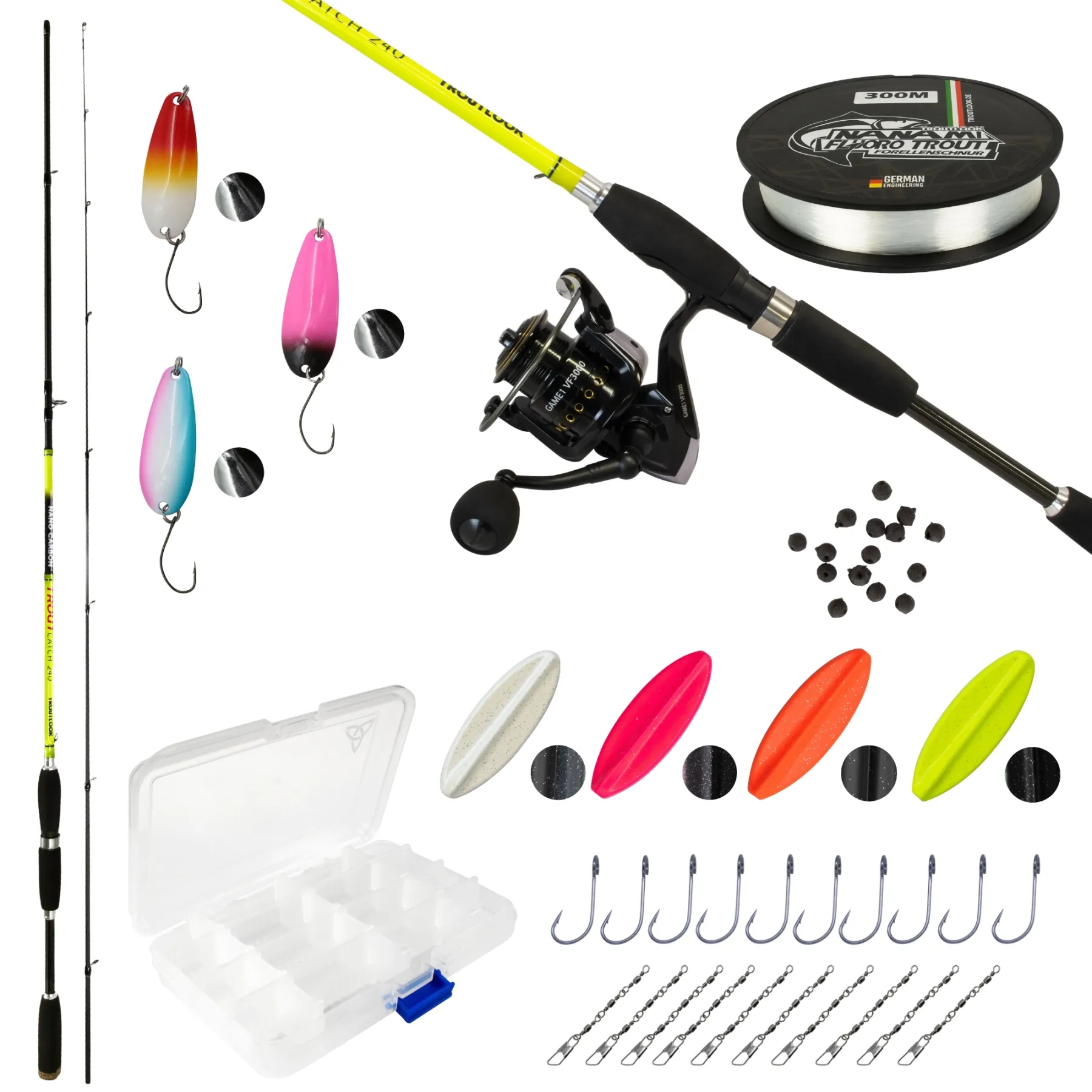 Troutlook Ready-2-Catch Spoon Set Nano